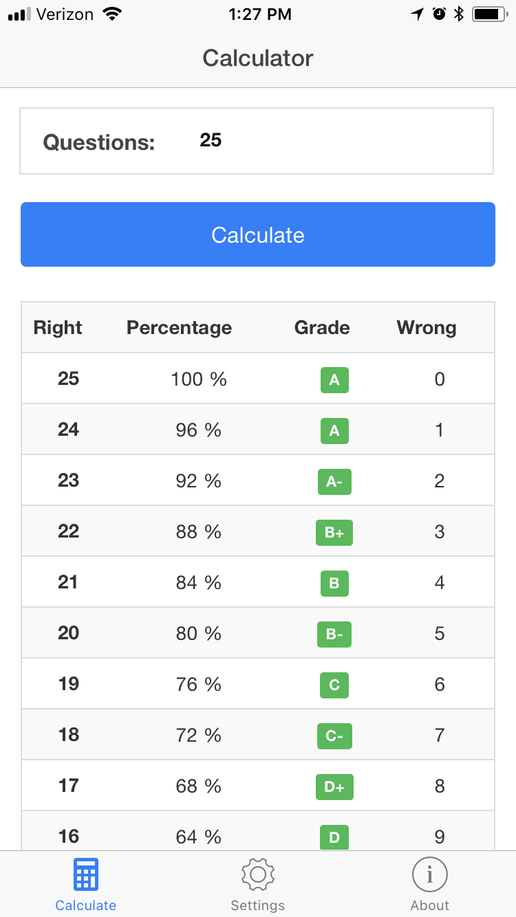 Grade Calculate Mobile App-image-1
