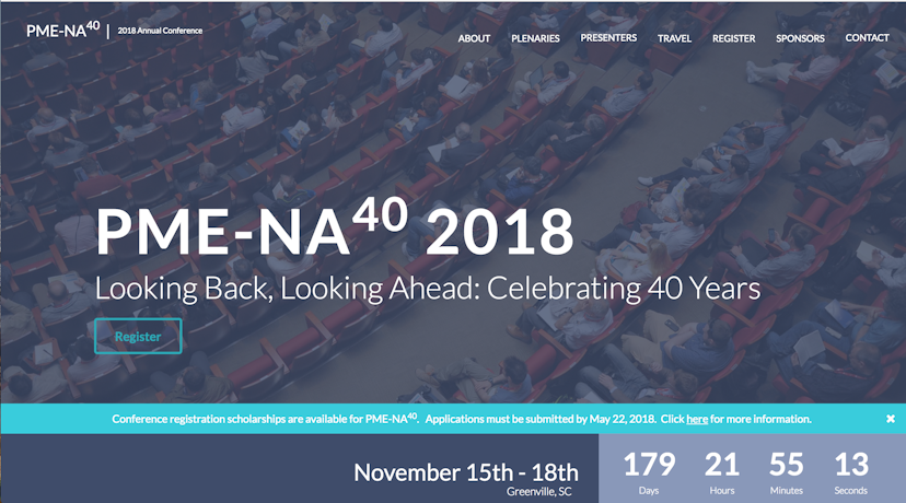PME-NA 40 2018 Conference-image-0