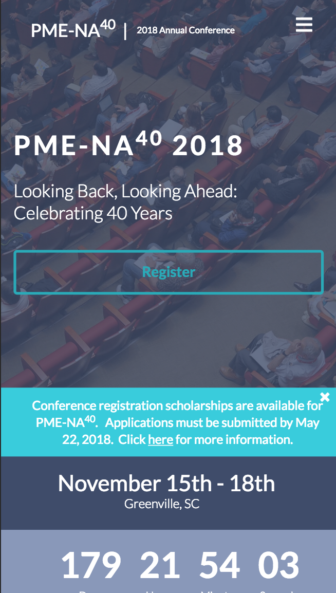 PME-NA 40 2018 Conference-image-3
